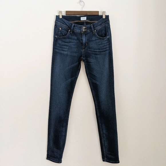 HUDSON Collin Mid Rise Skinny Jeans, Blue, 28 - Picture 1 of 9